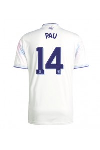 Aston Villa Pau Torres #14 Voetbaltruitje 3e tenue 2025-26 Korte Mouw